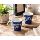 Onedekor 2'li Lüks Zenara Blue Kupa - 2 Adet - 0 - 499 ml