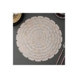 Onedekor 6'lı Amerikan Servis Flower - Gold