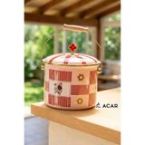 Onedekor Emaye Chole Collection Bakraç 20 cm Gold