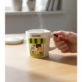 Onedekor Tekli Couple Cat Porselen Kupa - Renkli