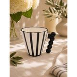 Onedekor Tekli Porselen Wilder Black Kupa 295 ml - Renkli
