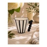 Onedekor Tekli Porselen Wilder Black Kupa 295 ml