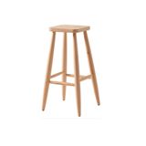 Onehome Ahşap Tabure Ham Kare 70 Cm