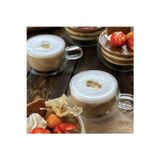 OneHouse 120Ml Çift Çidarlı Cam Espresso ve Kahve Fincanı 4 Adet