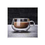 OneHouse 120Ml Çift Çidarlı Cam Espresso ve Kahve Fincanı