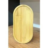 OneHouse Bambu Yağdanlık Altlığı Sabun Standı Çok Amaçlı Sunumluk 23x12