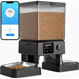 Oneisall 5g Wifi Uyumlu 5 Litre Otomatik Kedi Mama Kabı - Siyah