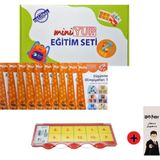 Önel Yayıncılık Miniyup 7+ Yaş Oyunlarla Öğreniyorum Orijinal Dikkat ve Matematik Güçlendirme Seti + Kişiye Özel Isimli Harry Potter Kitap Ayracı