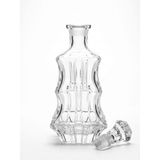 Onemay Dekoratif Klasik Kesim Şeffaf Cam Karaf Süs Objesi (12X12X30 Cm)