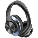 OneOdio A10 Bluetooth kulak üstü kulaklık, hibrit aktif gürültü önleme özellikli [62 saate kadar] kablosuz kulaklık, Hi-Res ses, derin bas, seyahat için mikrofon, ev, ofis için (siyah)