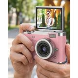 Oneol Yayınevi 48 Mp Dijital Kamera Flip Ekran 18X Zoom Vlog Selfie Kamera - 1OL4441-3175 - Çok Renkli