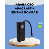 Oneol Yayınevi Çok Fonksiyonlu Dijital Gösterge Elektrikli Lastik Pompası - 1OL2694-9545