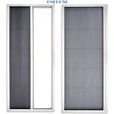 Oneplise Plise Pileli Sürgülü Kapı Sinekliği (Demir Kapı ,ahşap Kapı, Çelik Kapı Pimapen Kapı) - Beyaz - EN: 0CM-120CM , BOY: 0CM-240CM