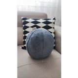 oneplise Top Kırlent Yastık 1 Büyük Antrasit (42 CM) Welsoft