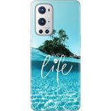 Oneplus 9 Pro Kılıf Desenli Baskılı Tpu Rubber Kapak Live Your Life - 001-Renkli