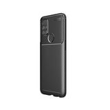 OnePlus Nord N10 Siyah Kılıf Silikon Deri Görünümlü Parmak İzi Bırakmaz Niss
