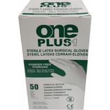 Oneplus Steril Cerrahi Eldiven Pudrasız - 50 Çift ( 1 Kutu) No : 7 Mege