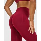 Oner Active Bordo Seamless Spor Tayt - Çok Renkli - XL - 2XL