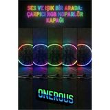 Onerous 30 cm Subwoofer Kapağı Pixel Kayar LED Rgb - 358 Modlu Kumandalı Bass Koruma(Özel Üretim)