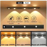 Onerous Dekoratif Gece Lambası - USB Şarjlı LED Aydınlatma Siyah 40CM
