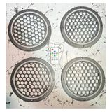 Onerous Ledli 20CM Piksel Midrange Hoparlör Kapağı 358 Adet Animasyonlu Kumandalı