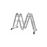 Onestar 12 Basamak Akrobat Merdiven 370 Cm 4x3 Katlanır Çok Amaçlı Alüminyum Merdiven Eldiven Hediyeli