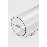 Onetick 120 cm -Ø10 Pelet Soba Camı Isıya Dayanıklı Materyal ile Estetik Görüş Alanı Sağlar - 120CM-Ø10