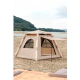 Onetick 4 Kişilik 4 Mevsim Şişme Çadır 220 x 220 Pompalı Set