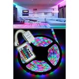 Onetick 5 Metre Kumandalı RGB Animasyonlu LED Şerit Aydınlatma 24 V Yüksek Parlaklık ve Renk Seçenekleri