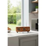 Onetick Ahşap Görünümlü Retro Müzik Çalar Bluetooth Hoparlörlü Şarjlı Fm Radyo