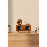 Onetick Klasik Retro Ahşap Tasarım Bluetooth Hoparlör - Şarjlı Ses Bombası | Fm Radyo & Tf Kart Destekli