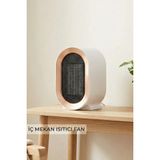 Onetick Mini Elektrikli Fanlı Isıtıcı 1200W | 2 Kademeli | Hızlı Isınan | Sessiz Isıtıcı - Beyaz