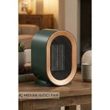 Onetick Mini Elektrikli Fanlı Isıtıcı 1200W | 2 Kademeli | Hızlı Isınan | Sessiz Isıtıcı - Yeşil
