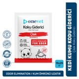 Onevet 15x25 gr Çilek Kokulu Strawberry Kedi Kumu Koku Giderici