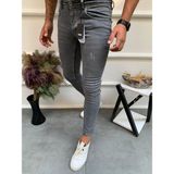 OneZero Erkek Gri Skinnyfit Likralı Jean Kot Pantolon - 31