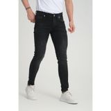 OneZero Erkek Kot Pantolon Tırnaklı Dar Kesim Skinny Fit Antrasit Düğmeli Jeans