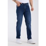 OneZero Erkek Lycralı Kot Pantolon Koyu Mavi Regular Fit Rahat Giyim Fermuarlı Jeans (Büyük Beden mevcut)
