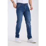 OneZero Erkek Lycralı Kot Pantolon Mavi Regular Fit Rahat Giyim Fermuarlı Jeans (Büyük Beden mevcut)