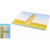 Onezero ZR1021 Mouse Pad 250 x 290 mm - Pisa Kulesi - Çok Renkli