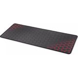 Onezero ZR999 Kırmızı Petek Desenli Xxl 40X90CM Oyuncu Mouse Pad - Siyah