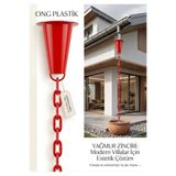 ONG PLASTIK PLASTİK YAĞMUR OLUK APARATI(KIRMIZI)