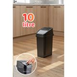 ongu home Çok Yönlü Çöp Kovası Mutfak Banyo Tuvalet Çöp Kovası Tezgah Üstü Kullanılabilir 10 Litre