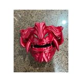 Oni Maskesi Cadılar Bayramı Halloween Dekorasyonu Kırmızı 20 x 15