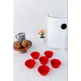 Onikiden Airfryer Silikon Kek Muffin Kalibi 6’Li - Tum Hava Fritozleriyle Uyumlu Sl33