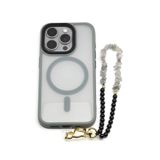 Oniks-Labradorit Doğal Taş Telefon Askısı - Anh-0132