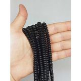 Oniks Taşı Rondela Kesim 4X8MM Parlak Dizi (52946)