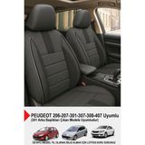 Oniks Tay Tüyü Oto Koltuk Kılıfı-(Peugeot 206-207-208-306-307-407- Uyumlu) - Füme