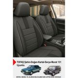 Oniks Tay Tüyü Oto Koltuk Kılıfı (Tofaş Kartal-Şahin-Doğan-Serçe-Tempra Uyumlu) - Füme