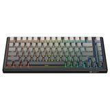ONIKUMA G83 Gradient Gray-Black %75 Outemu Customized Linear Switch Hotswap RGB Kablosuz İngilizce Mekanik Gaming Klavye