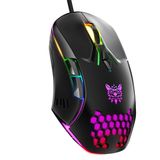 ONIKUMA GAMING 7 Renkli LED Arkadan Aydınlatmalı Kablolu Oyun, Dizüstü Bilgisayar, Macbook, Dizüstü Bilgisayar için Bilgisayar Fareleri, Ergonomik Tasarımlı USB Cordrd Fare, 5 DPI